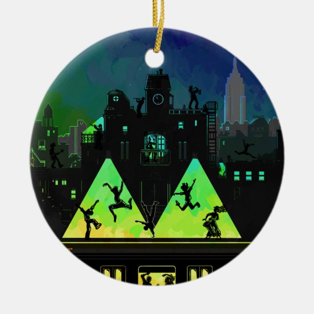 New York Boogie Nights Keramikornament (Vorne)
