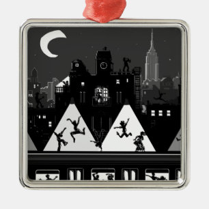 New York Boogie Nights Ornament Aus Metall