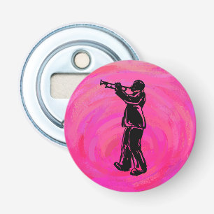 New York Boogie Nights Trumpet Hot Pink Flaschenöffner