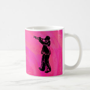 New York Boogie Nights Trumpet Hot Pink Kaffeetasse