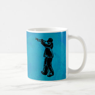 New York Boogie Nights Trumpf Blau Kaffeetasse