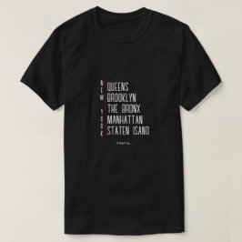 New York (Boroughs) - Ein MisterP-Shirt T-Shirt