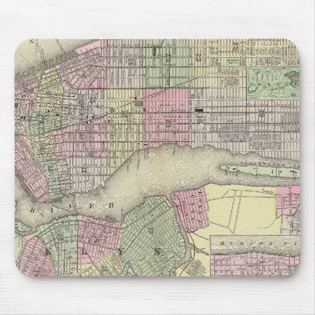 New York, Brooklyn 2 Mousepad (Vorne)