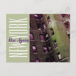 New York-Brooklyn Apartment Block Postkarte