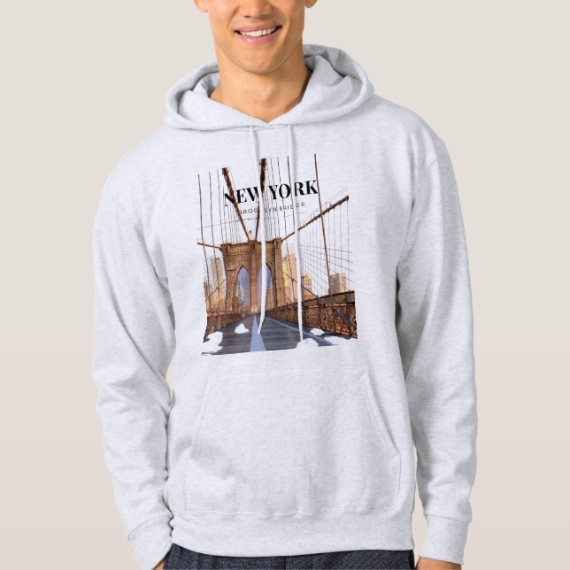 New York Brooklyn Bridge Hoodie (Vorderseite)