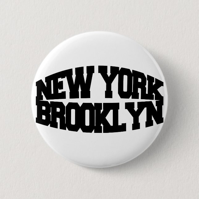 New York Brooklyn Button (Vorderseite)