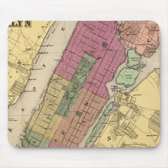 New York, Brooklyn Mousepad (Vorne)