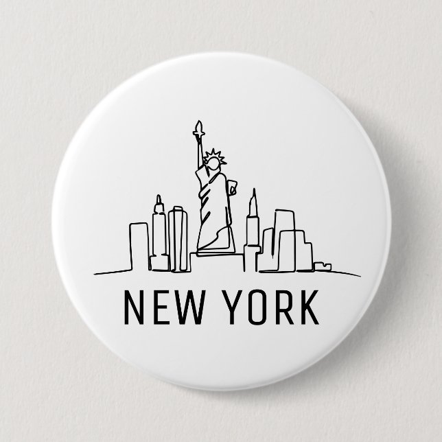 New York Button (Vorderseite)
