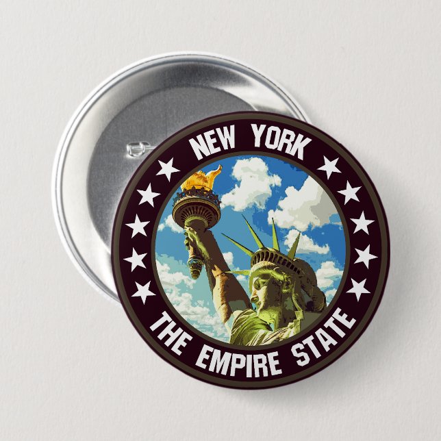 New York Button (Vorne & Hinten)