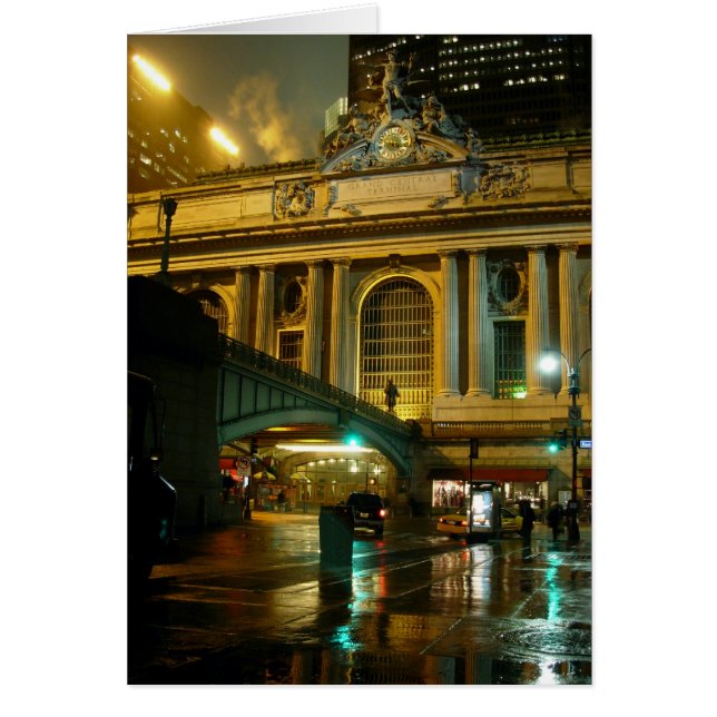 New York Card Souvenir Grand Central Station Card (Vorne)