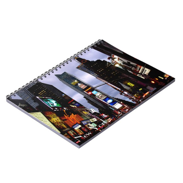 New York Carnet Times Carré Souvenir Journal (Côté gauche)