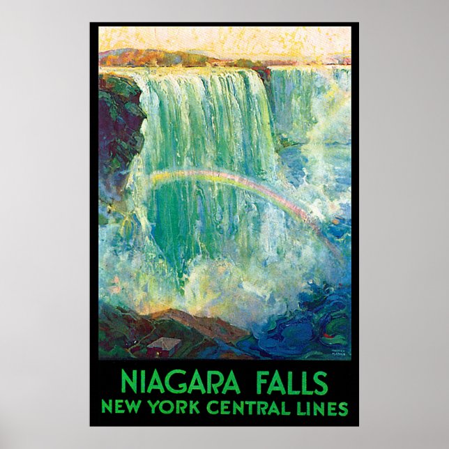 New York Central Line - Fall Niagara Poster (Vorne)