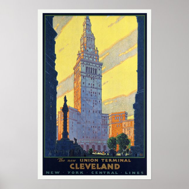 New York Central Lines - Vintage Travel Poster (Vorne)