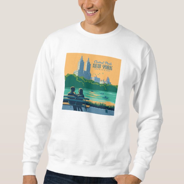 New York Central Park Bench Sweatshirt (Vorderseite)
