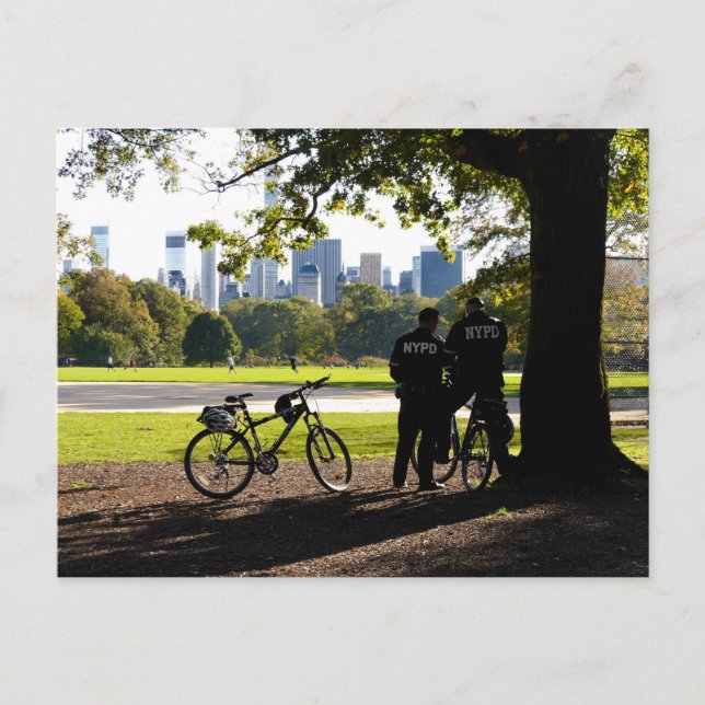 New York Central Park Postkarte (Vorderseite)