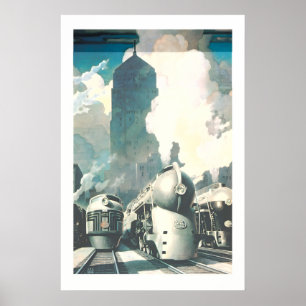 New York Central System Classic Collection Kunst Poster