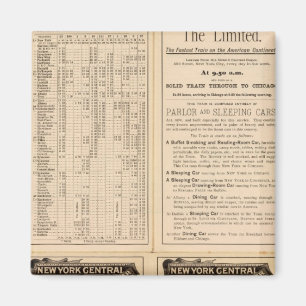 New York Central und Hudson River Railway 2 Magnet