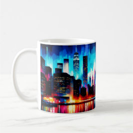 New York City Abstrakt 1103 Kaffeetasse