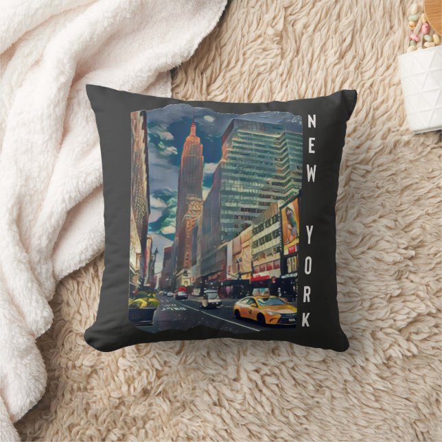 New York City Aesthetic Foto Art Kissen (Decke)