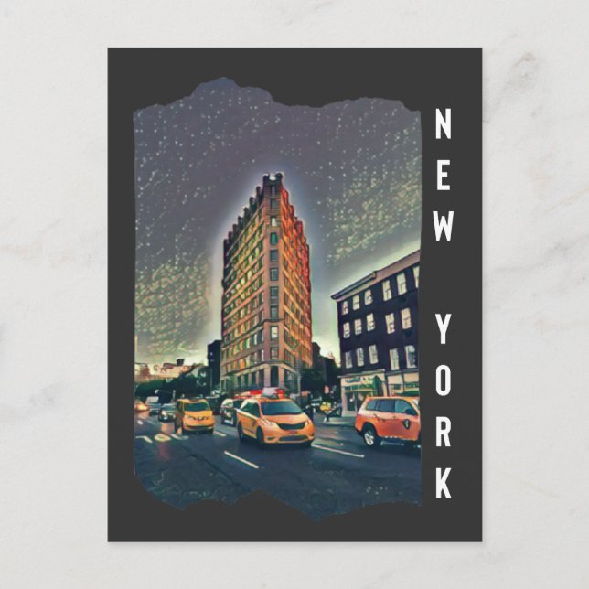 New York City Aesthetic Foto Art Postkarte (Vorderseite)