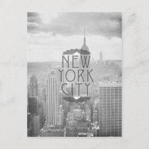 New York City Art Deco Splendor Travel Postcard Postkarte