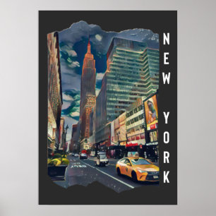 New York City Ästhetik Foto Kunst      Poster
