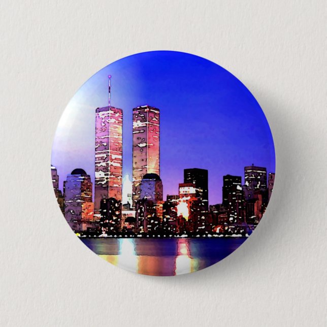 New York City at Night Button (Vorderseite)