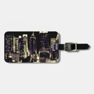 New York City at Night Gepäckanhänger