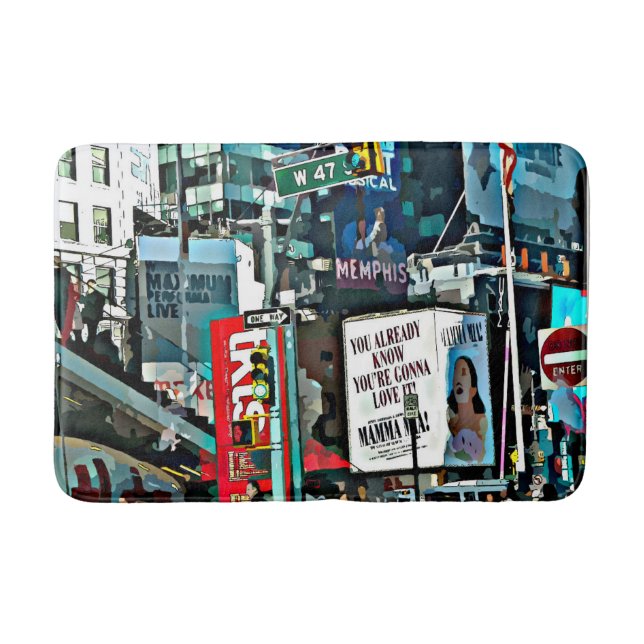 New York City Bath Mat Badematte (Vorderseite)