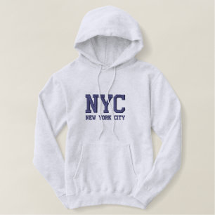 New York City bestickt Hoodie