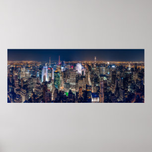 NEW YORK CITY BIS ZUM NACHT POSTER