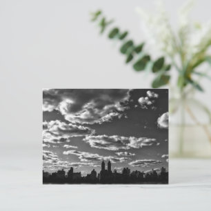 New York City Black and White Landschaft Postkarte