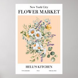 New York City Blume Market Hell's Kitchen Poster