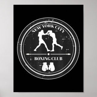 New York City Boxing Club Workout Poster