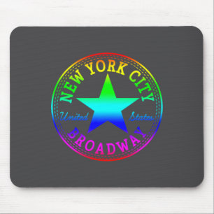 New York City Broadway Theater Nyc Vereinigte Staa Mousepad