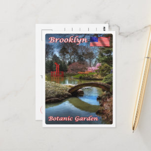 New York City - Brooclyn Botanic Garden - USA - Postkarte