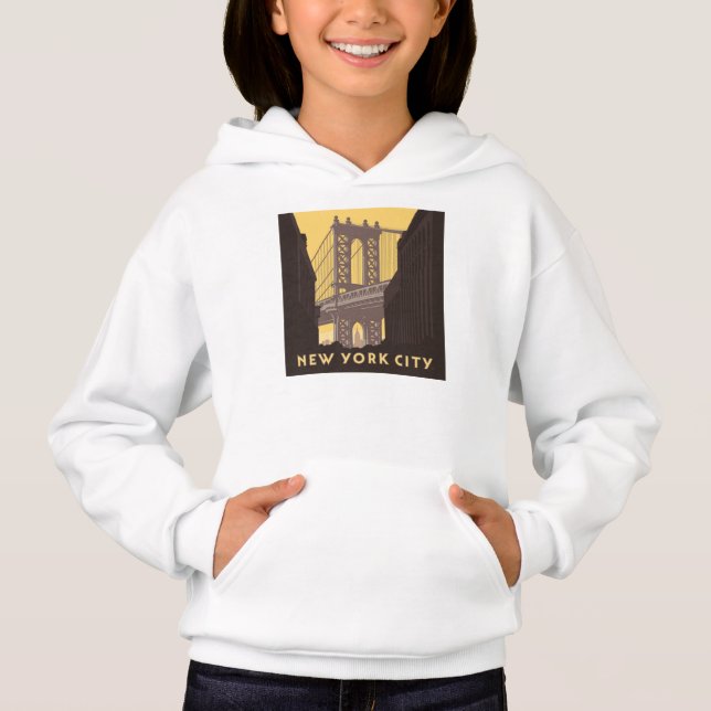 New York City | Brooklyn Bridge Hoodie (Vorderseite)