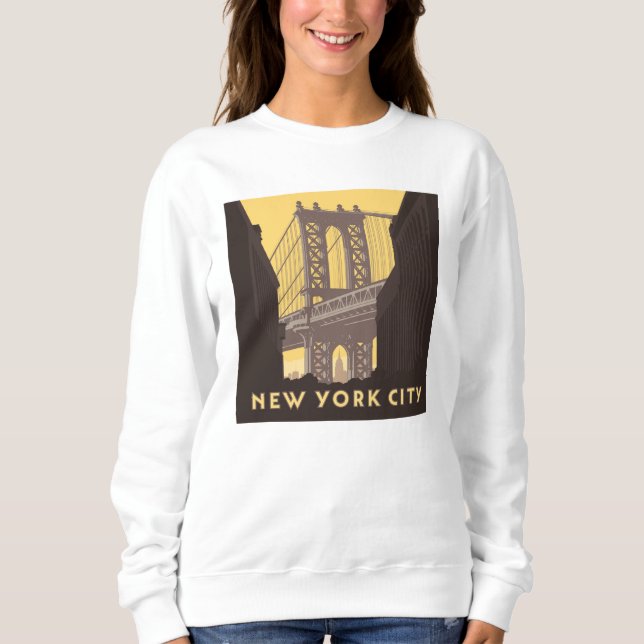 New York City | Brooklyn Bridge Sweatshirt (Vorderseite)