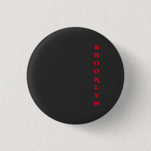New York City Brooklyn Nyc Klassisch Trendig Button