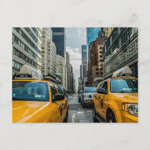 New York City Cabs - Postkarte