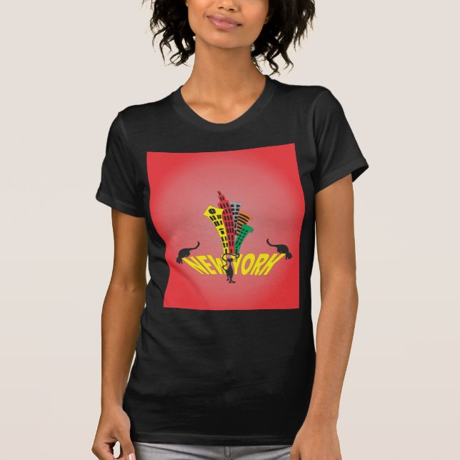 New York City Cat T-Shirt (Vorderseite)