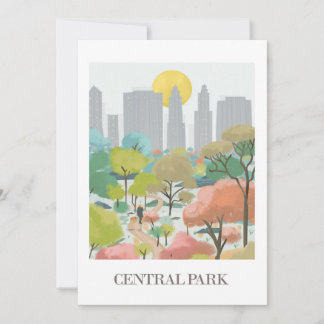 New York City, Central Park Grußkarten Feiertagskarte