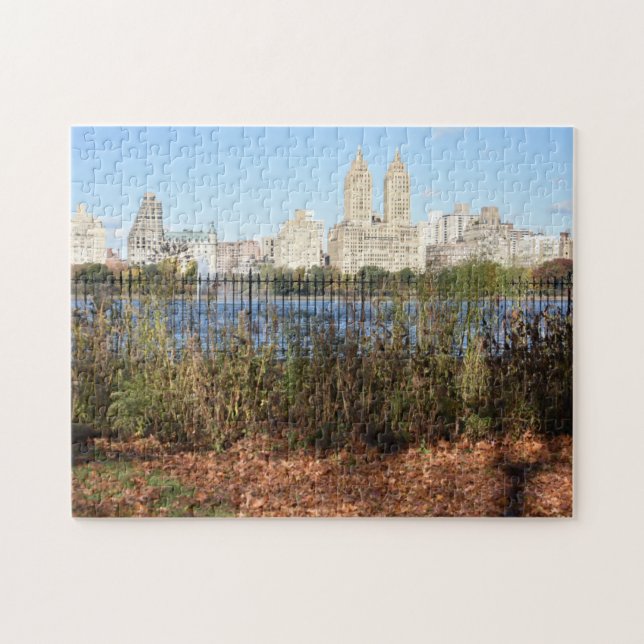 New York City Central Park Reservoir Foto (Horizontal)