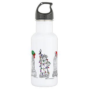 New York City Christmas NYC Holiday Sehenswürdigke Trinkflasche