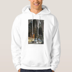 New York City Chrysler Building Nachthimmel Stadta Hoodie