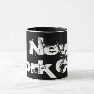 New York City - Coole Schwarz-Weiß-Tasse Tasse