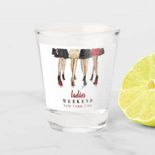 New York City Damen-Wochenende-Mode individuell Schnapsglas