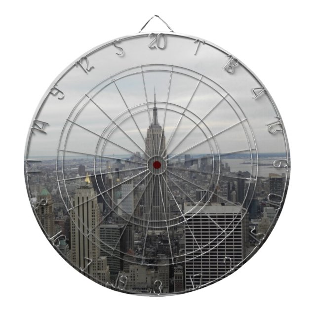 New York City Dartboard Dartscheibe (vorne)