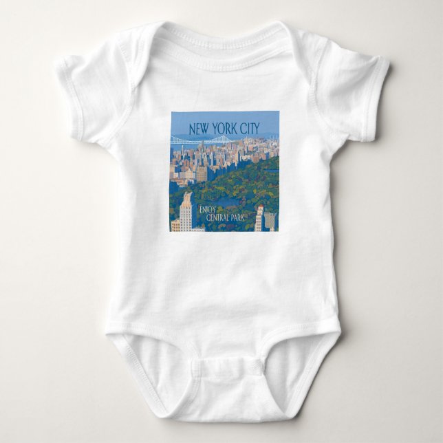 New York City | Der Central Park Baby Strampler (Vorderseite)