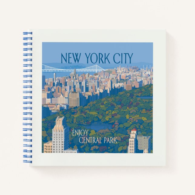 New York City | Der Central Park Notizbuch (Vorderseite)